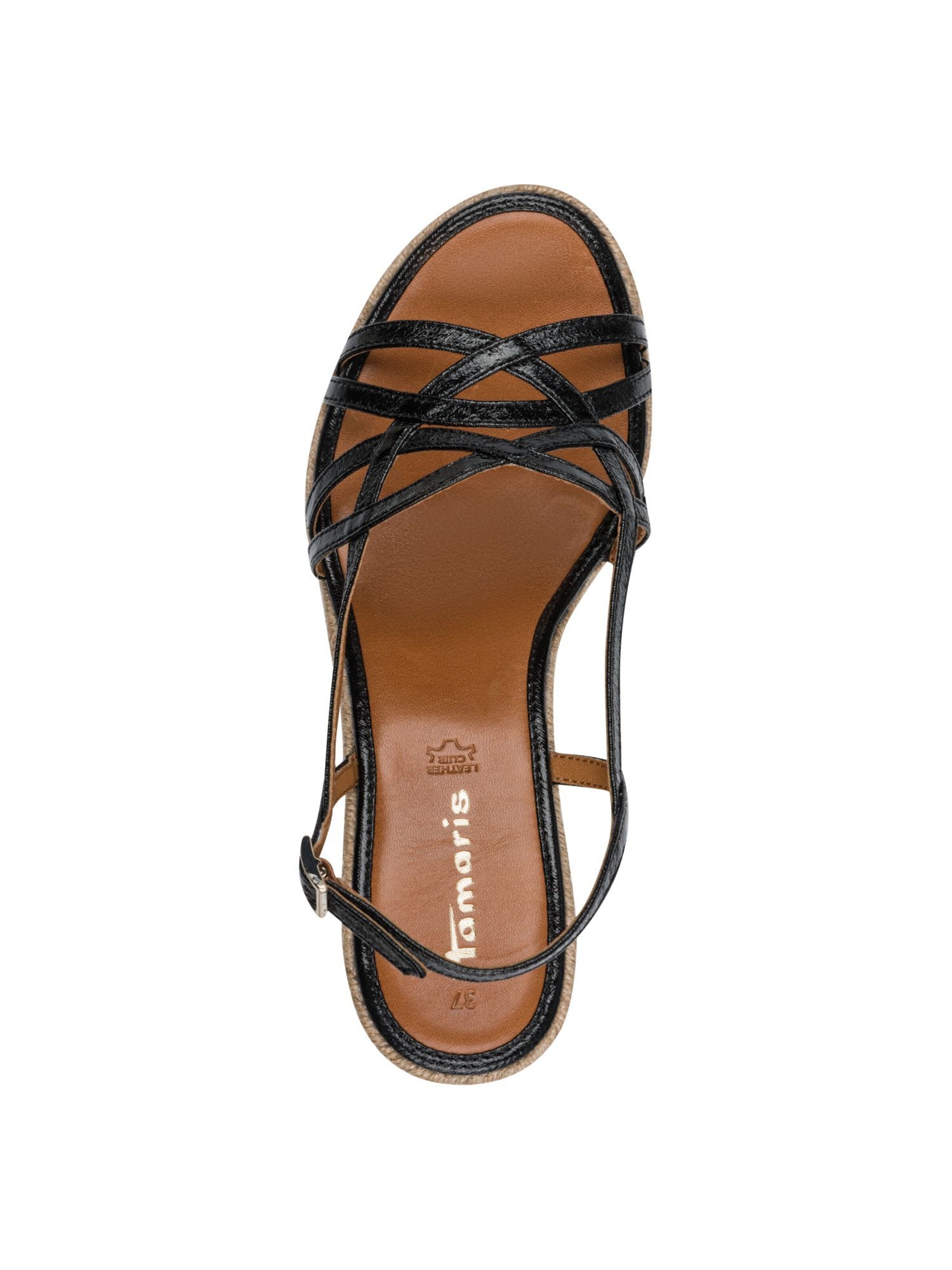 Sandales Tamaris en noir