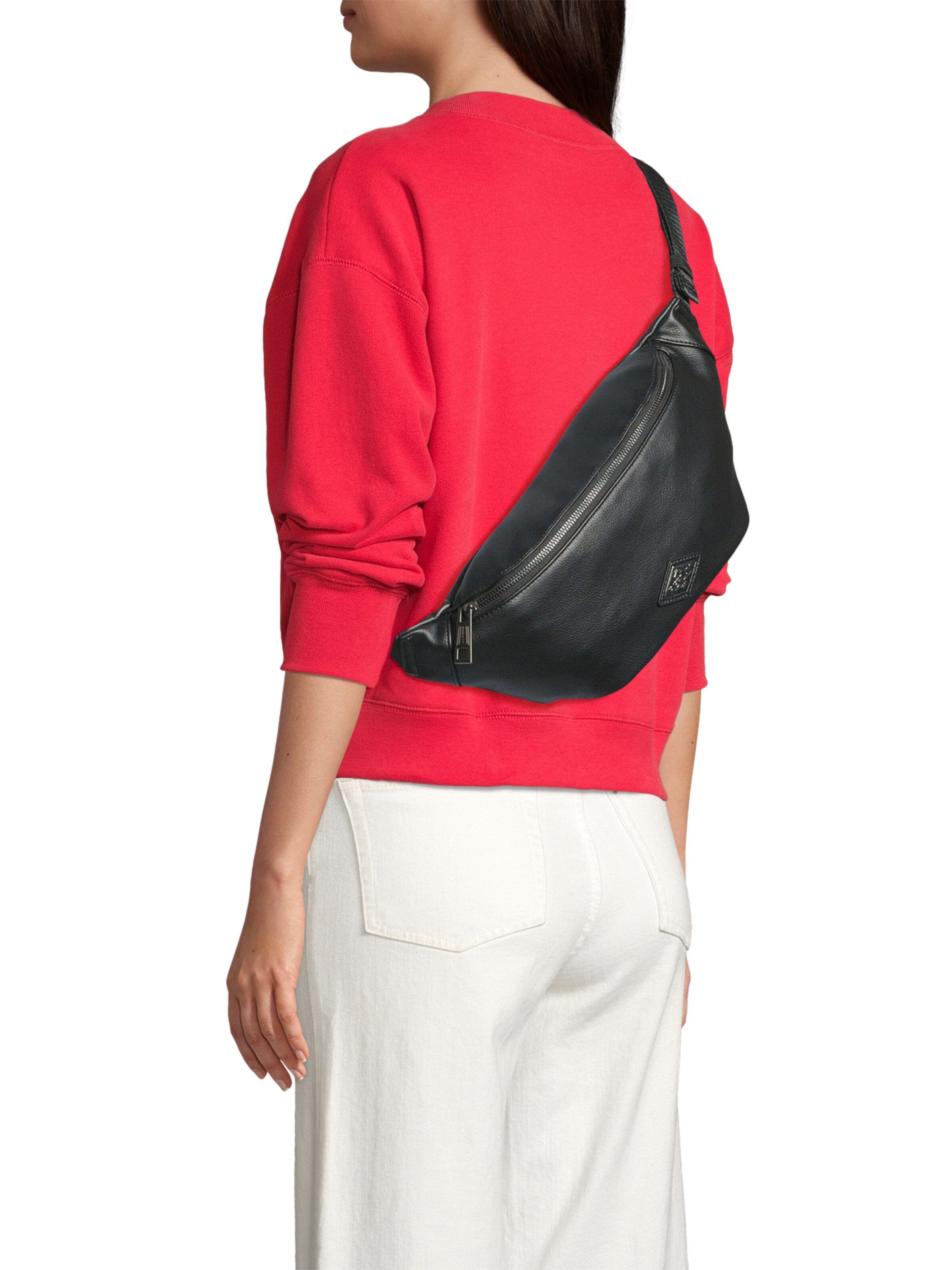 Marsupio di REPLAY in nero: frontale