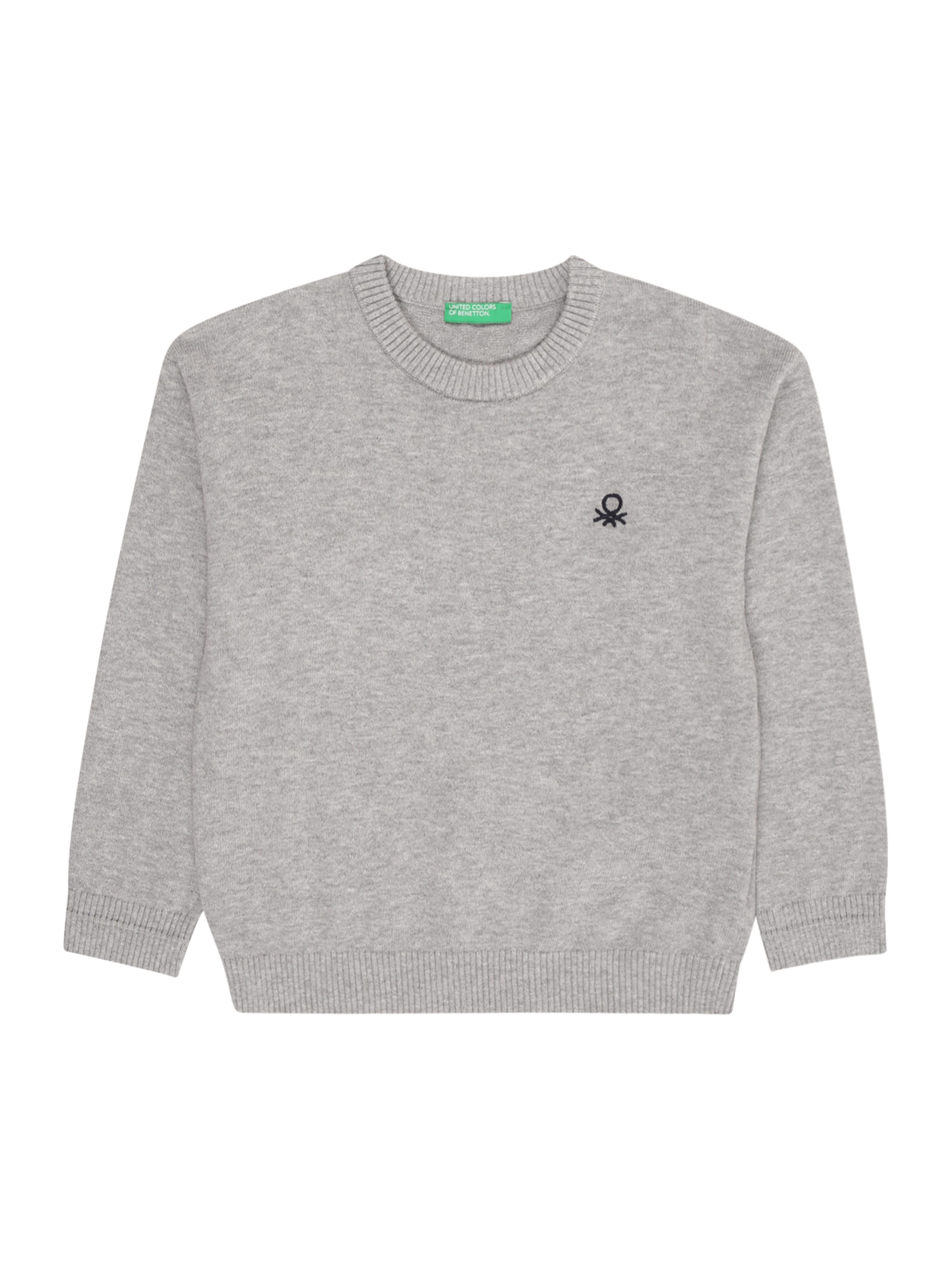 UNITED COLORS OF BENETTON Pulóver - szürke: elől
