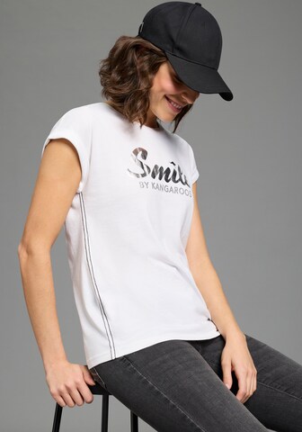 KangaROOS Shirt in Weiß: Vorderseite