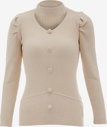 caneva Sweater in Beige: front