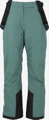 Whistler Regular Sports trousers 'Drizzle' in Green: front