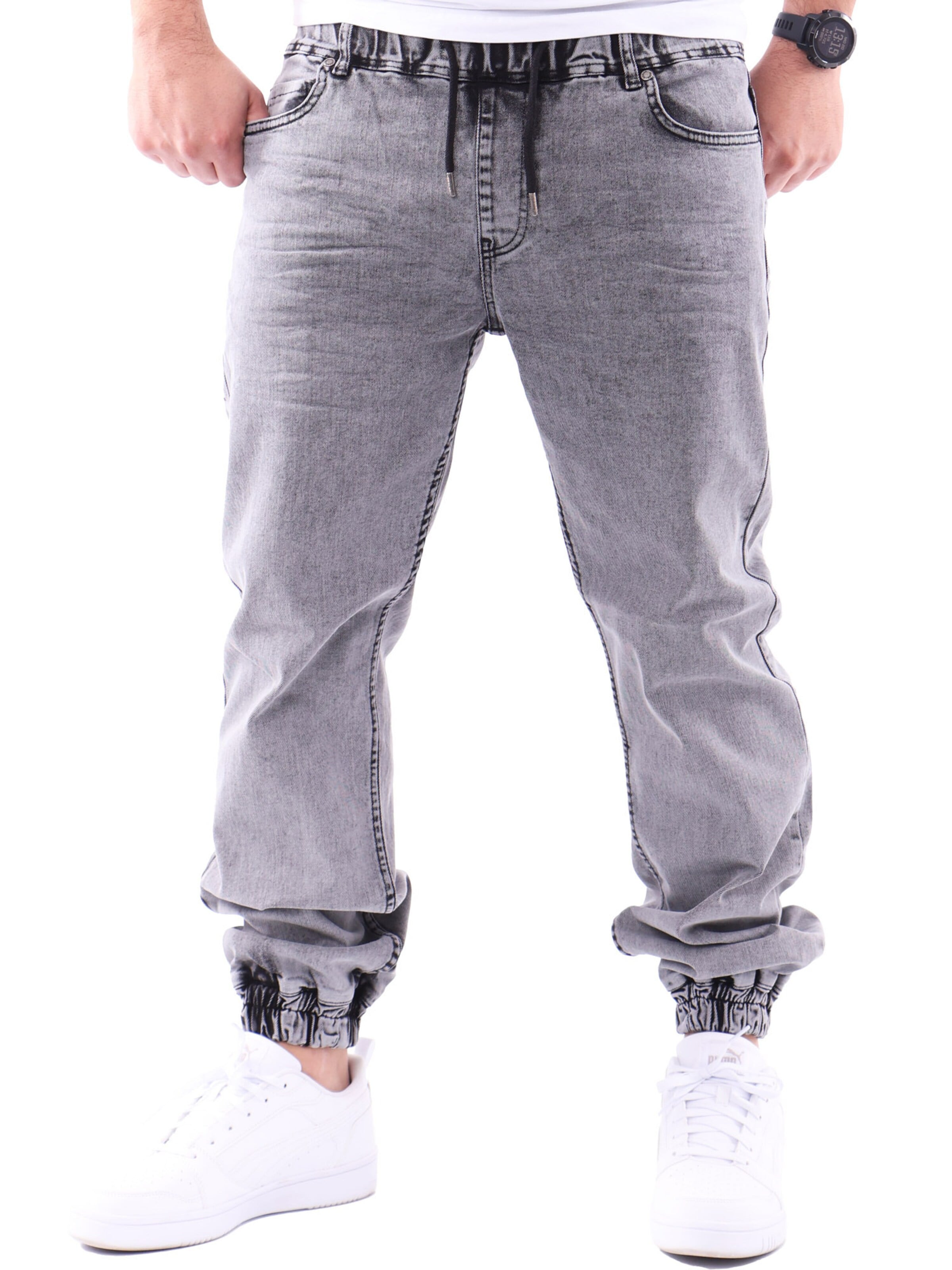 Reslad Tapered Jeans 'RS2073' in Grey: front