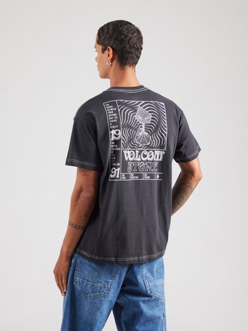 Volcom Футболка 'TIMEWAVE' в Черный: спереди
