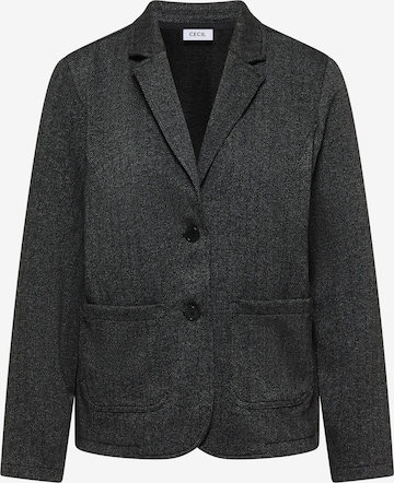 CECIL Blazer 'Herringbone' in Schwarz: Vorderseite