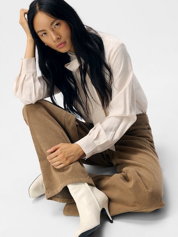 OBJECT - Pierna ancha Vaquero en marrón