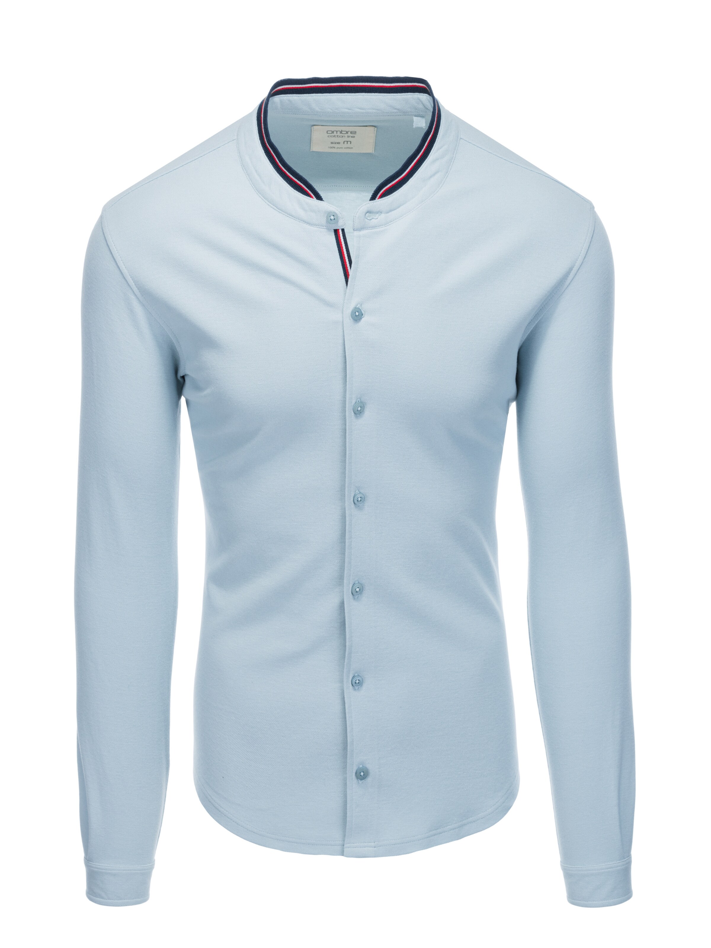 Ombre Slim fit Overhemd 'K542' in Blauw: voorkant