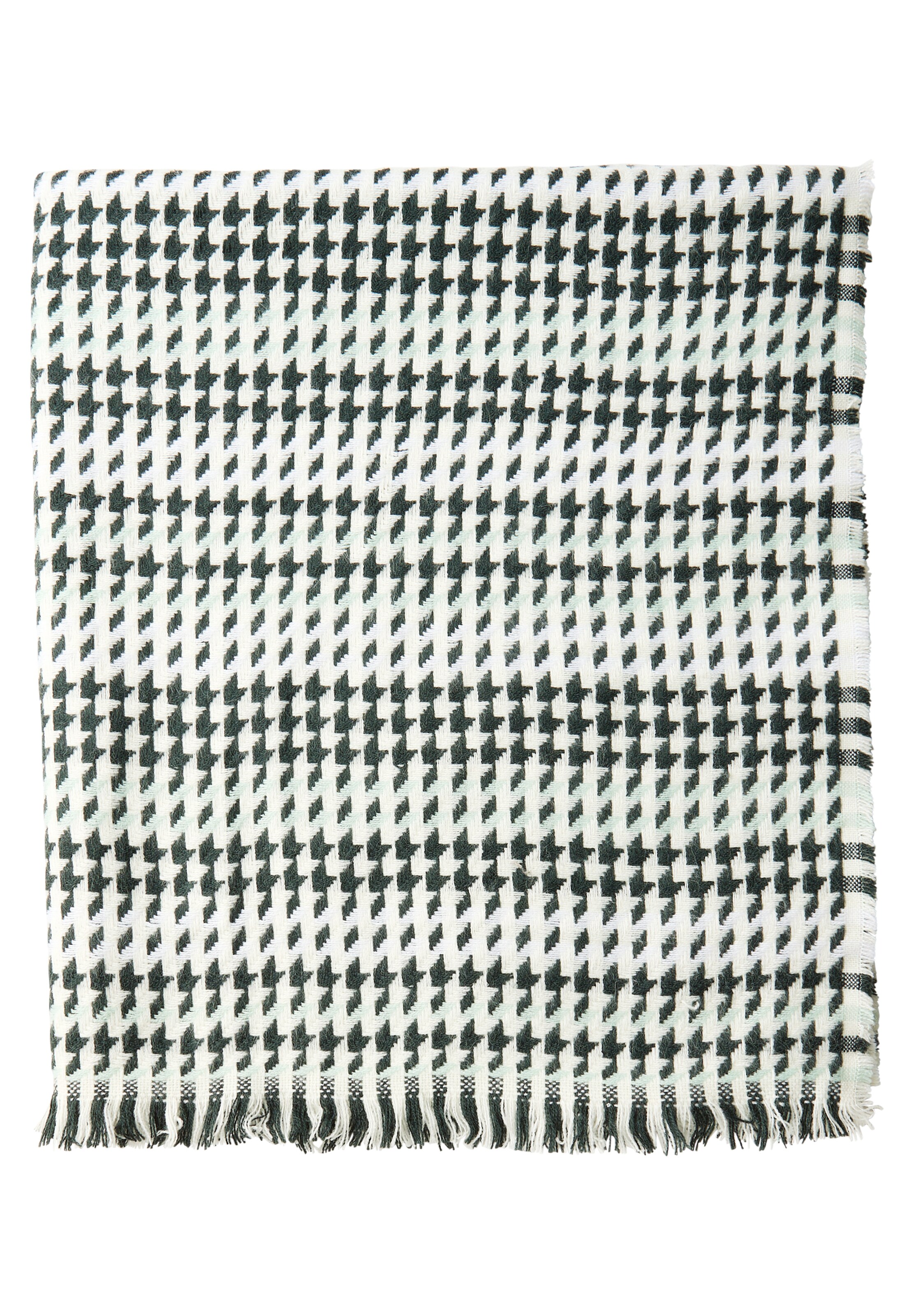 STREET ONE Schal in grün / weiß, Produktansicht