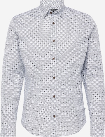 Matinique Regular fit Overhemd 'Atrostol' in Wit: voorkant