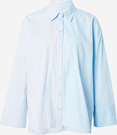 ONLY Bluse 'GRACE MICHELLE' i lyseblå / mørkeblå / hvid, Produktvisning