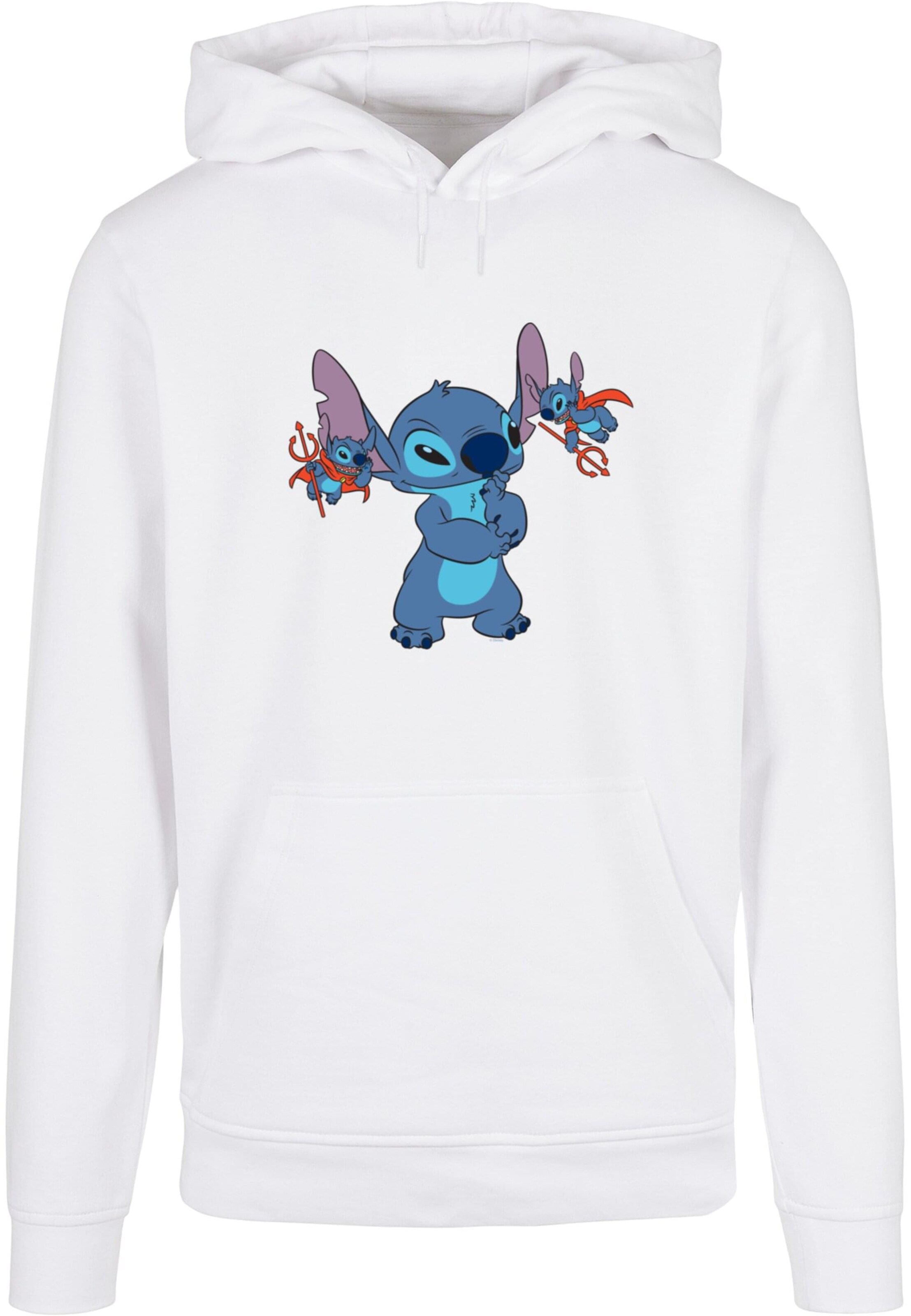 ABSOLUTE CULT Sweatshirt ' Lilo And Stitch - Little Devils' in Weiß: Vorderseite