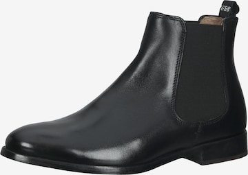 Gordon & Bros Chelsea Boots in Schwarz: predná strana