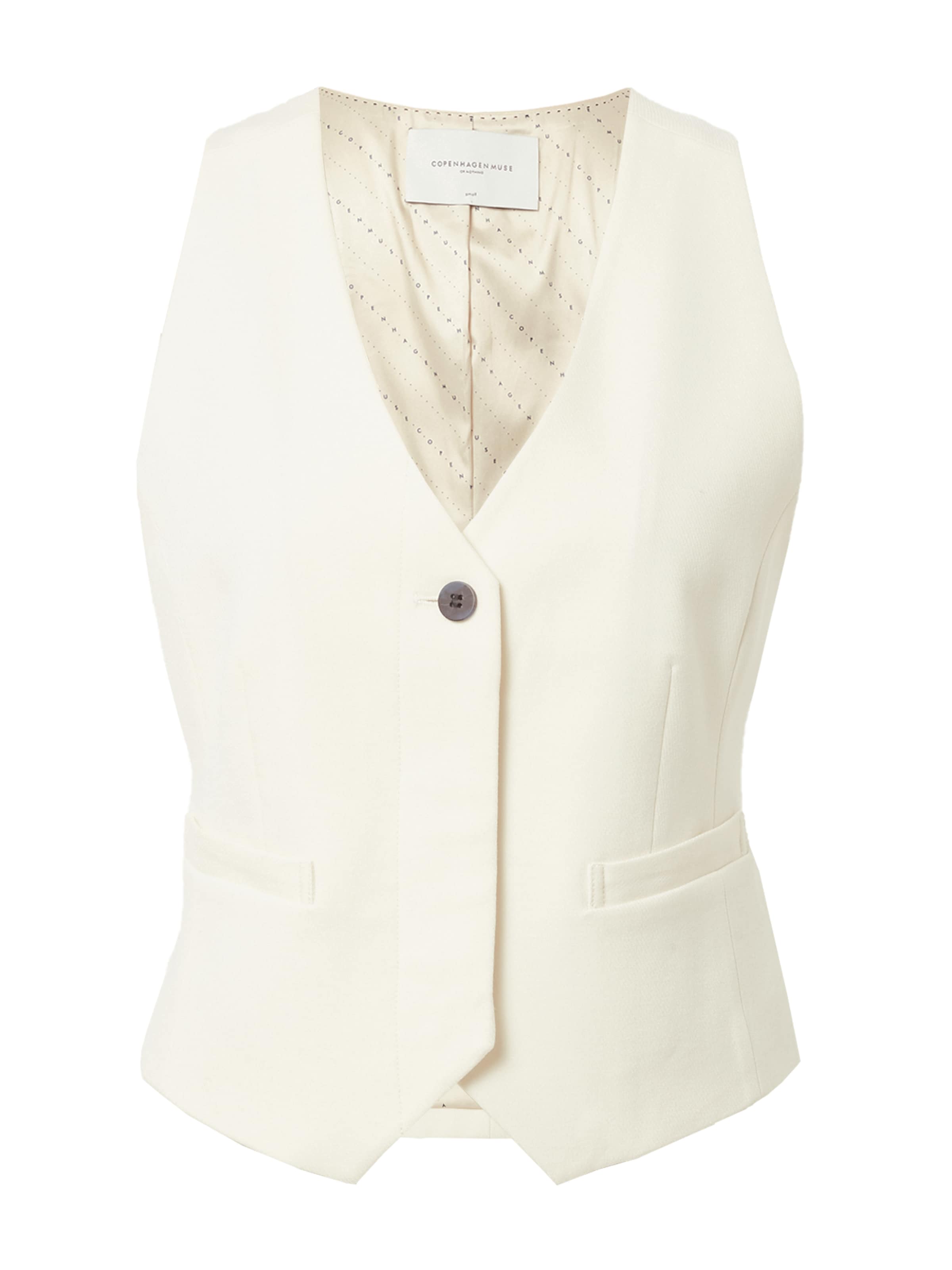 Cph Muse Kamizelka do garnituru 'TAILOR' w kolorze biały: przód