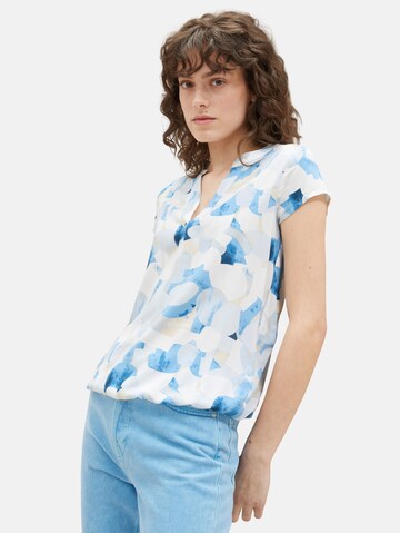 TOM TAILOR Blouse in Blue