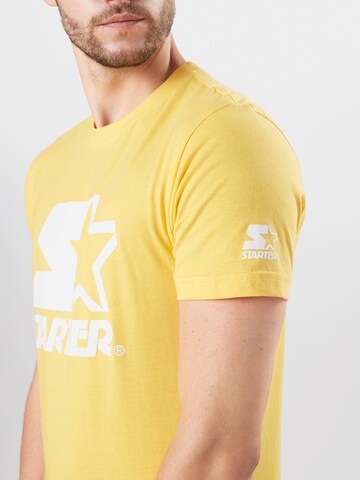 T-Shirt Starter Black Label en jaune