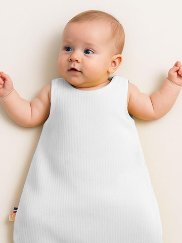 Sac de couchage 'Organic Cotton Summer Sleeping Bag' PAPATE en blanc