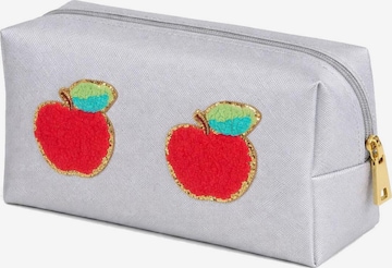 Tomshop24-7 Cosmetic Bag 'Apfel' in Silver: front