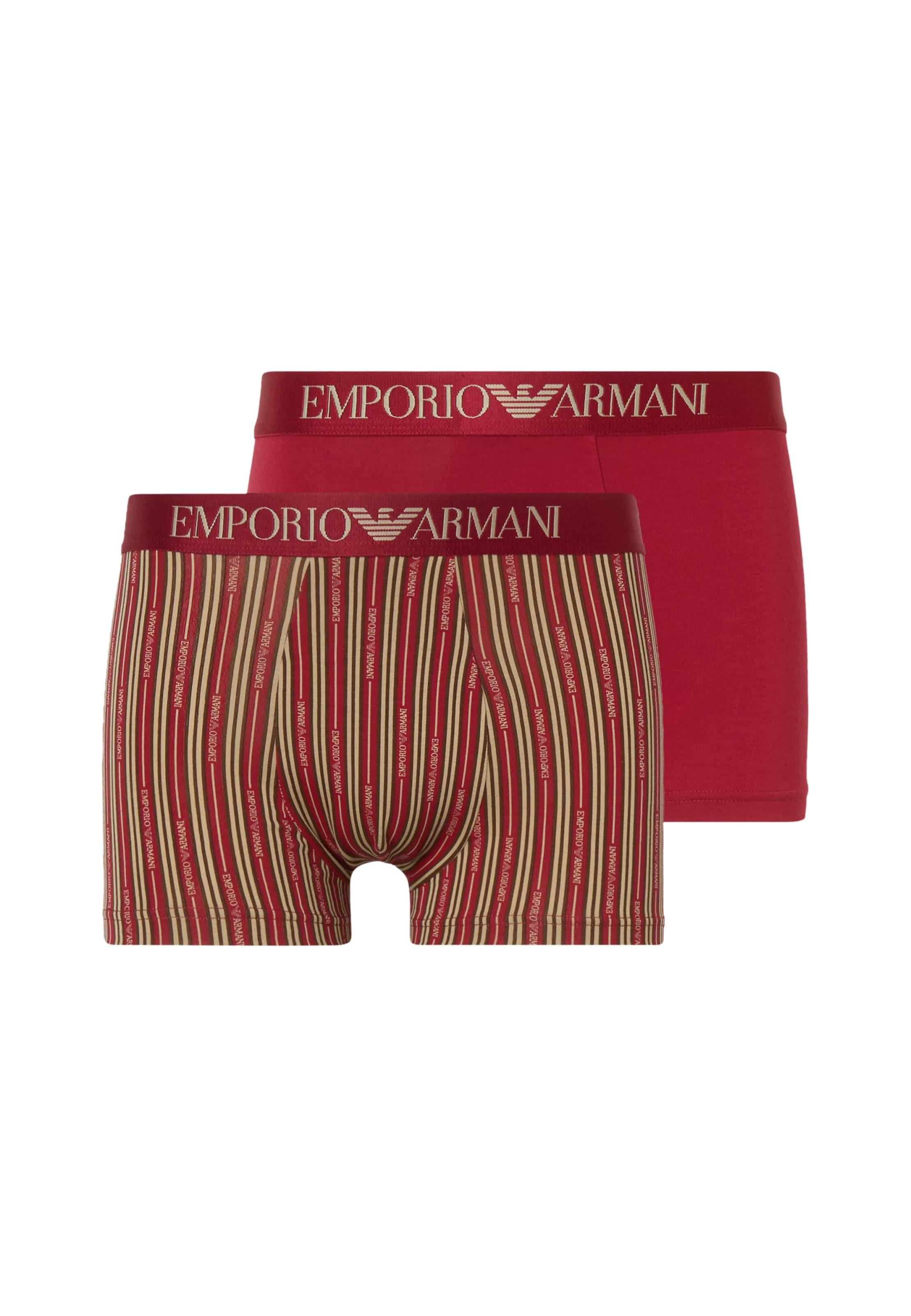 Emporio Armani Boxerky – červená: přední strana