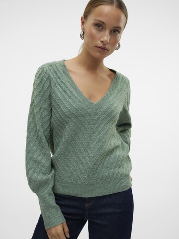 VERO MODA Trui 'STINNA' in Groen