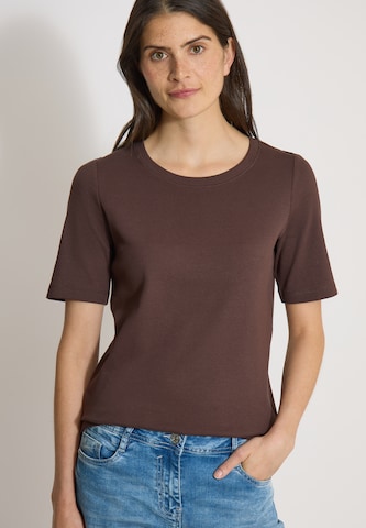 CECIL T-Shirt in Braun: Vorderseite