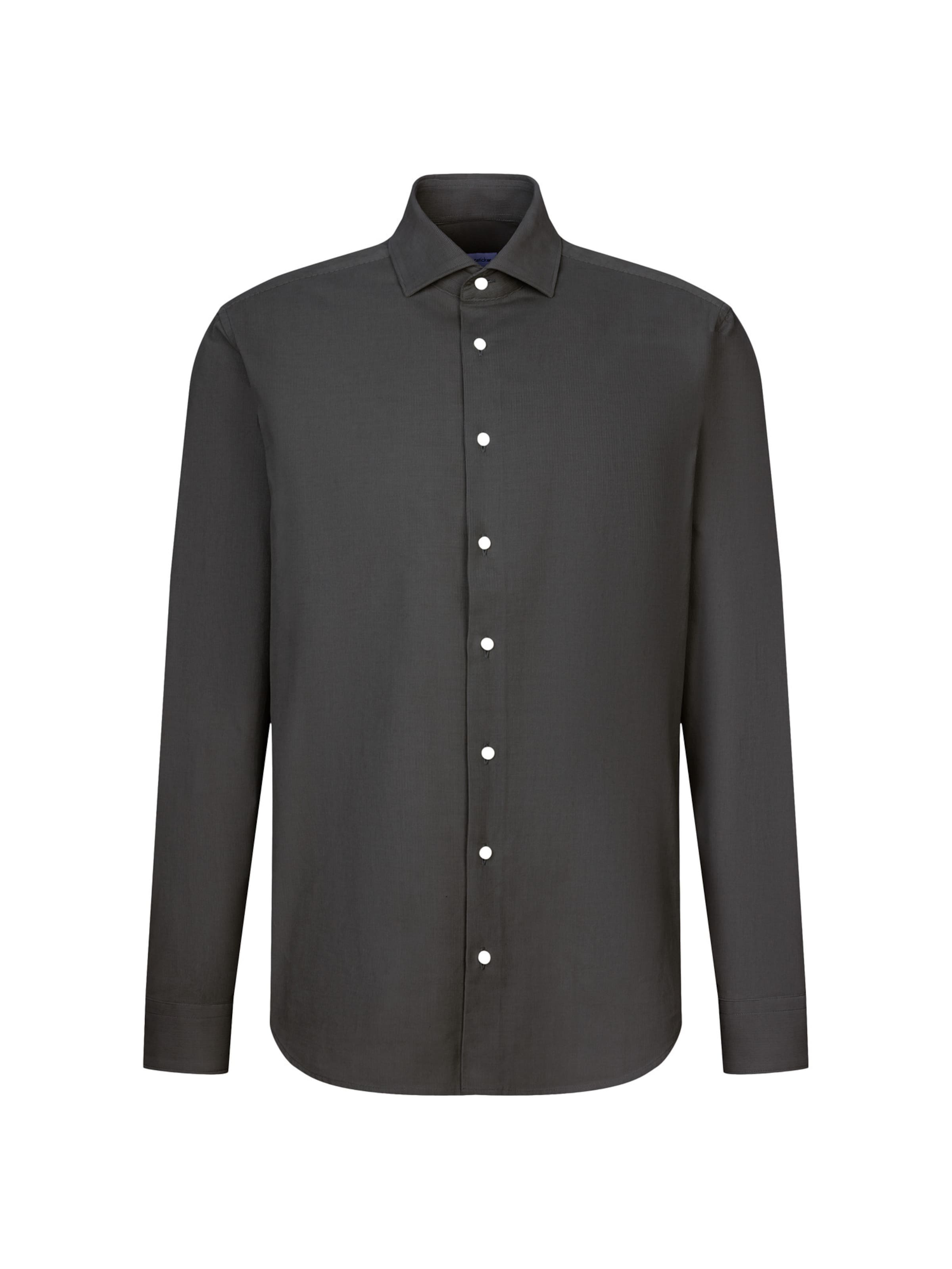 SEIDENSTICKER Button Up Shirt in Grey: front