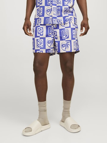 JACK & JONES Zwemshorts in Blauw: voorkant