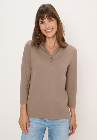 CECIL Poloshirt in Braun: Vorderseite