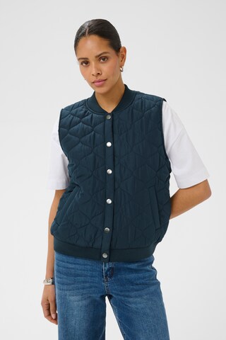 Kaffe Vest 'KAQiana' i blå: forside