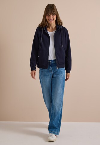 CECIL Zip-Up Hoodie in Blue