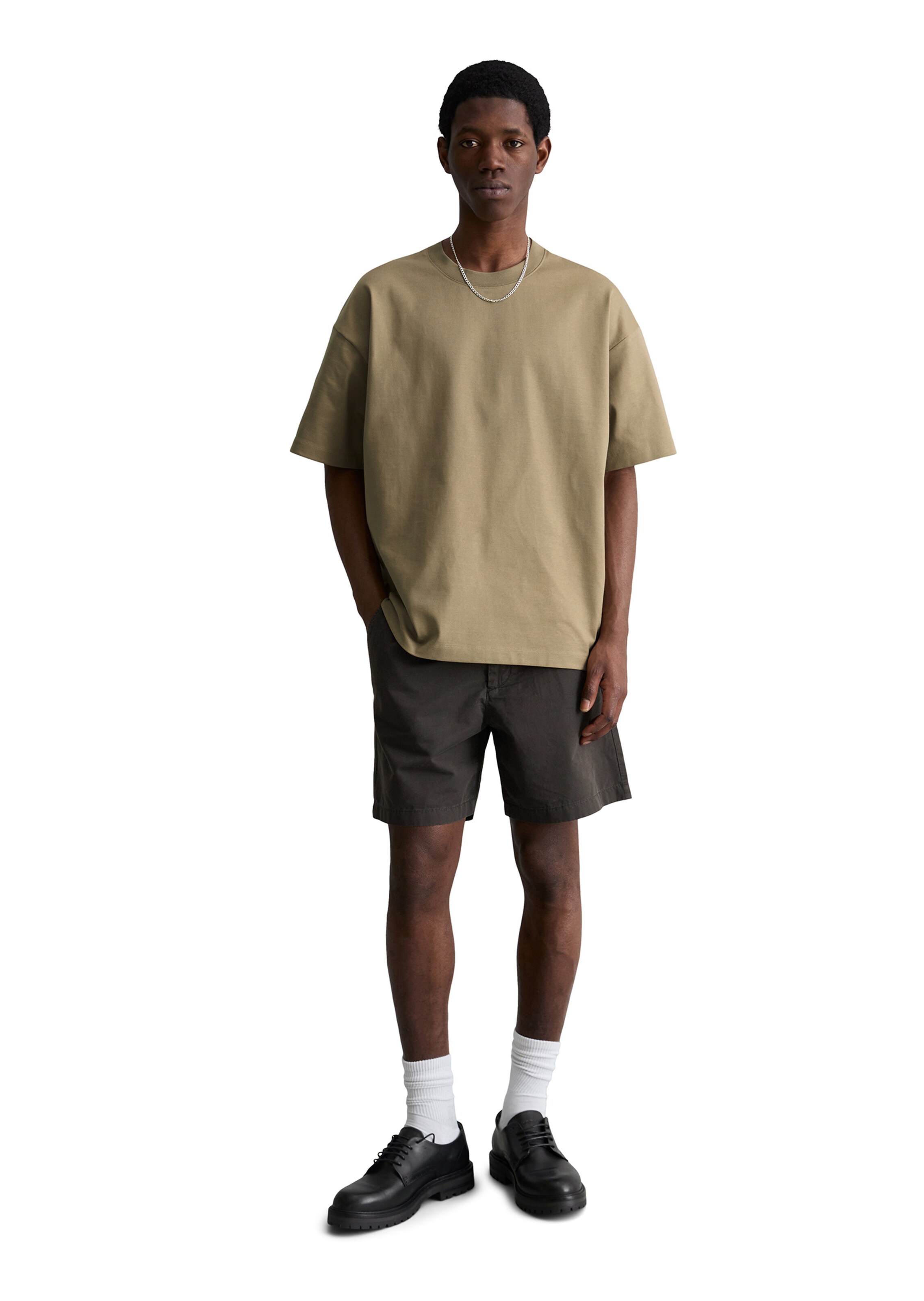 T-Shirt 'DfC' Marc O'Polo DENIM en marron