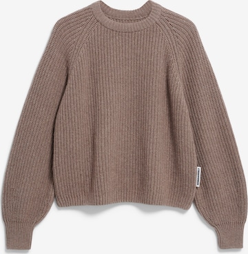 ARMEDANGELS Kampsun 'Kaagi', värv pruun: eest vaates