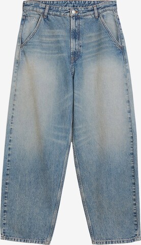 Wide Leg Jean Bershka en bleu : devant