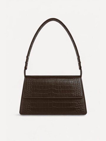 Sac bandoulière 'OPHELIA' PURE Studios en marron : devant