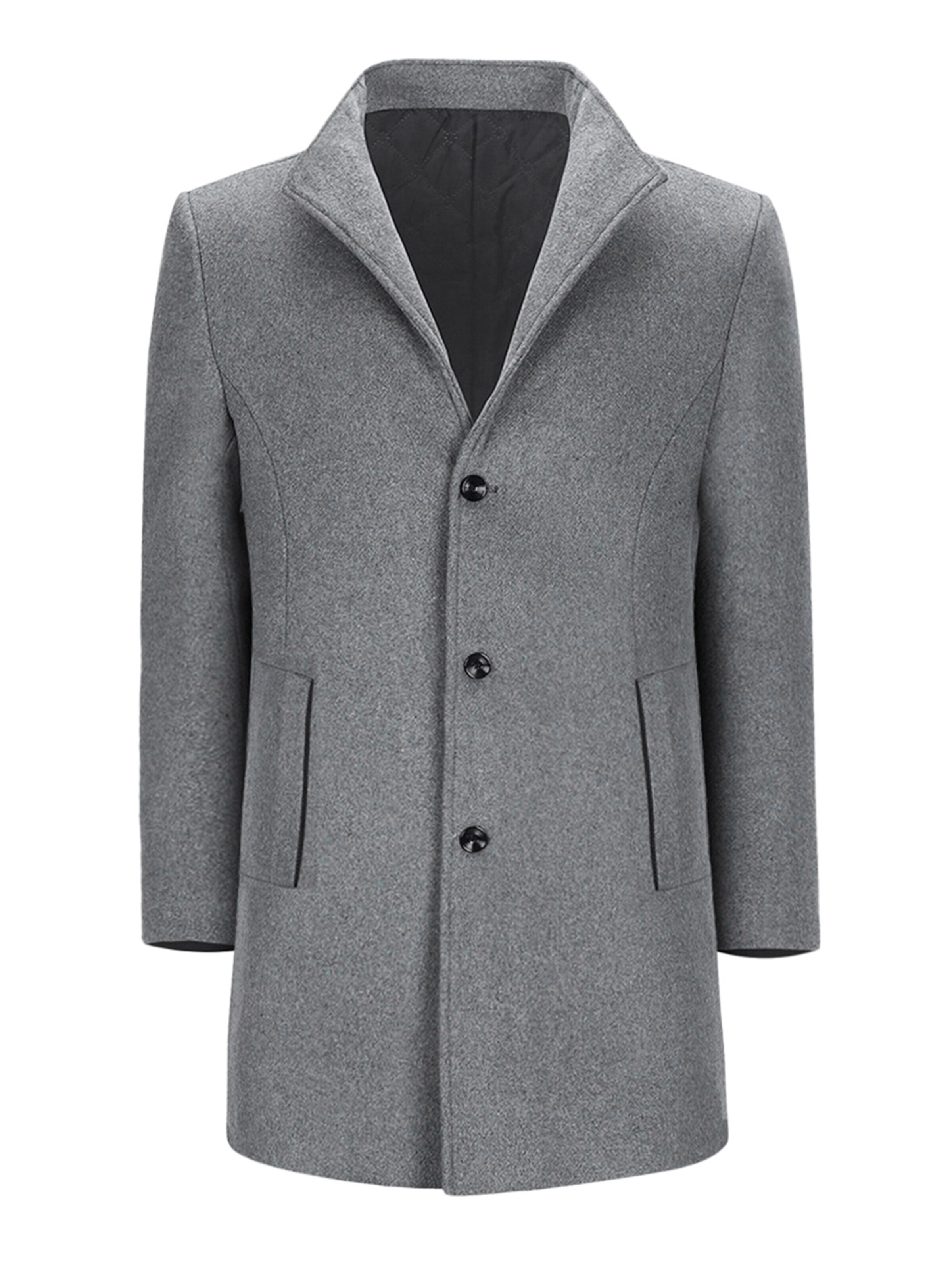 YOUTHUP Winter Coat 'Kontur' in Grey