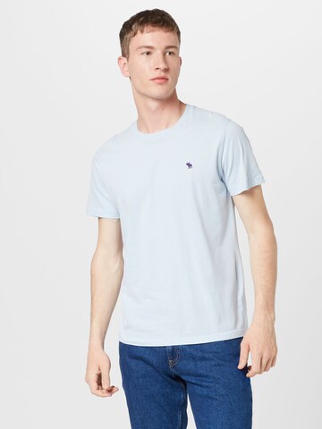 T-Shirt 'FRINGE' Abercrombie & Fitch en bleu : devant