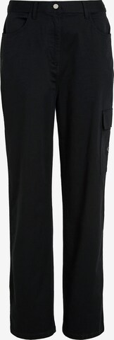 Loosefit Pantaloni cargo di Calvin Klein Jeans in nero: frontale