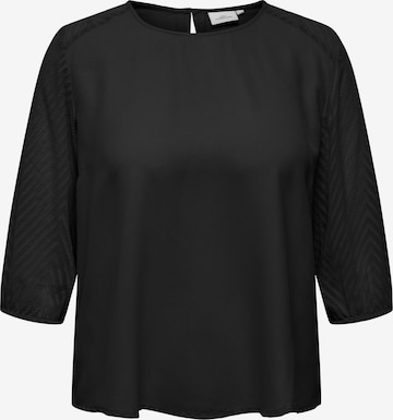 ONLY Carmakoma Bluse in Schwarz: predná strana