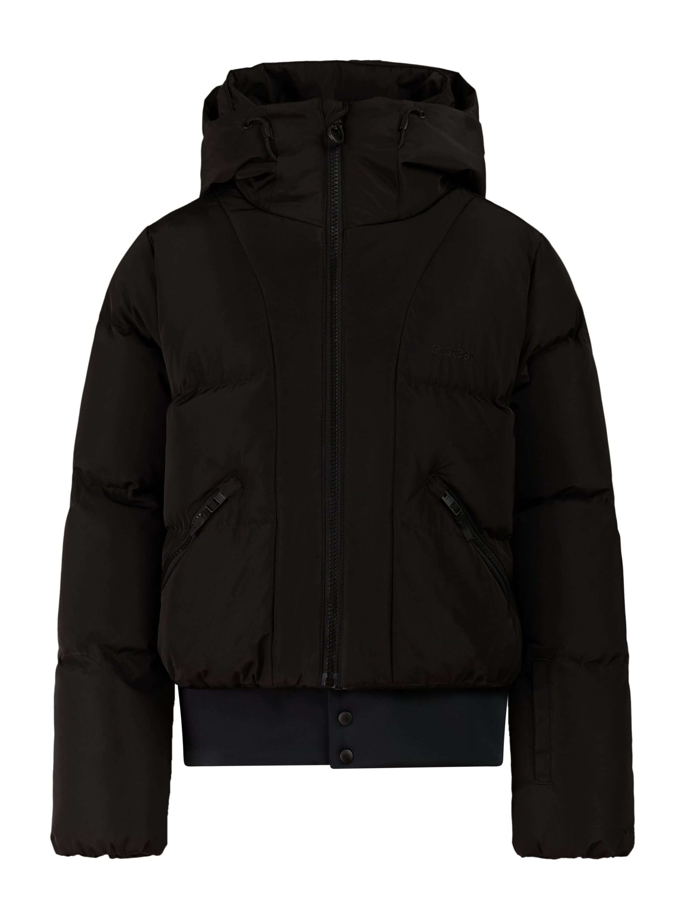 Veste de sport 'PRTCiska JR' PROTEST en noir : devant
