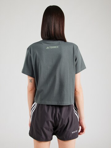 ADIDAS TERREX Функциональная футболка в Зеленый