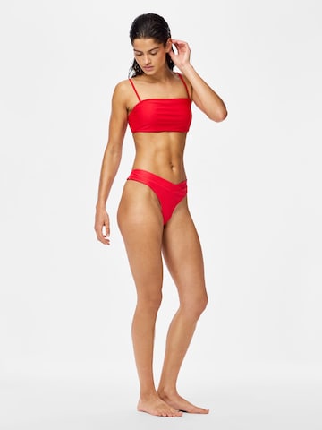 PIECES Bandeau Bikini Top 'PCBAOMI' in Red
