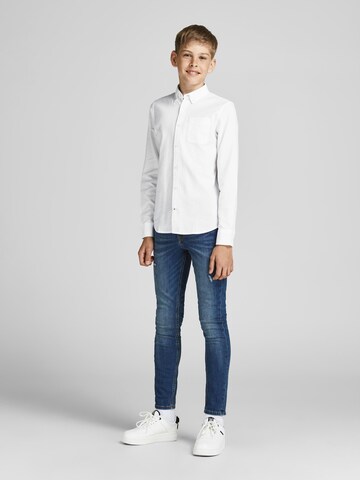 Jack & Jones Junior جينز مضبوط قميص بلون أبيض