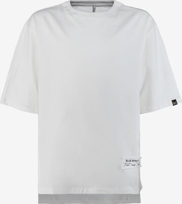 T-Shirt BLUE EFFECT en blanc : devant