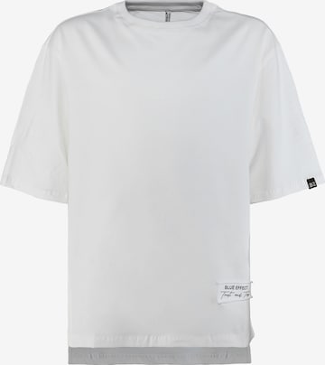 T-Shirt BLUE EFFECT en blanc : devant