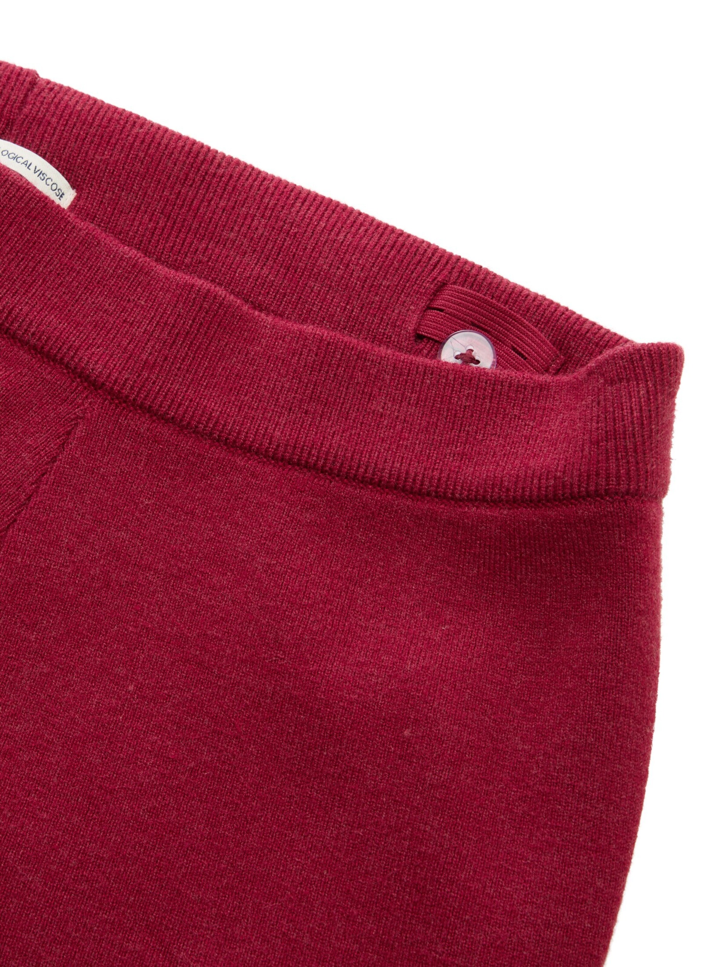 TOM TAILOR Loose fit Pants in Red