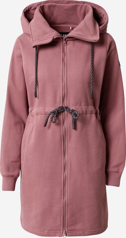 Lake View Sweat jacket 'Mareen' in Pink: front
