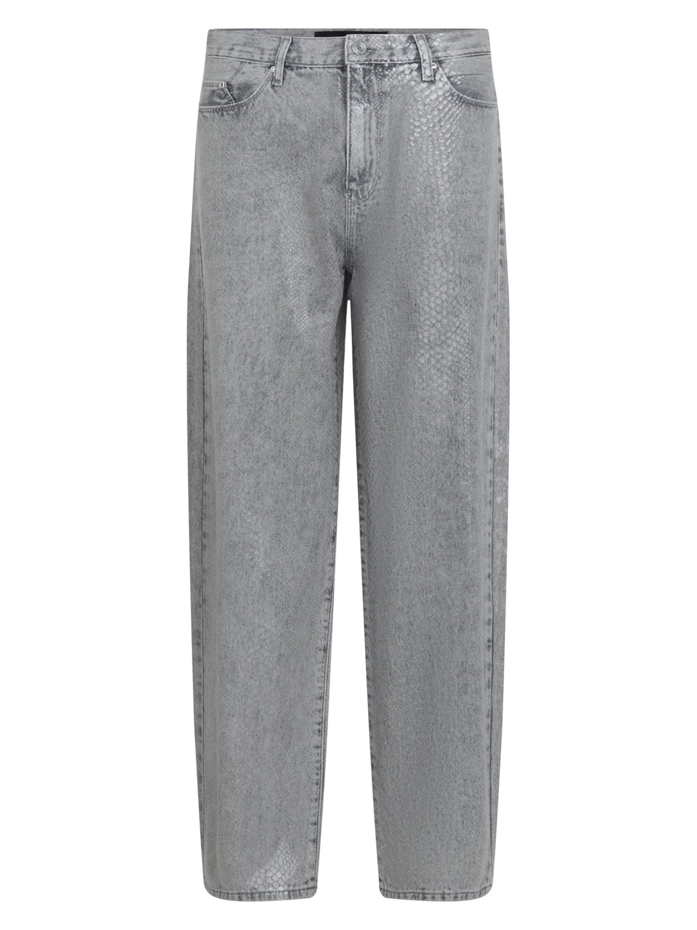 Karl Lagerfeld - Barrel Vaquero en gris: frente