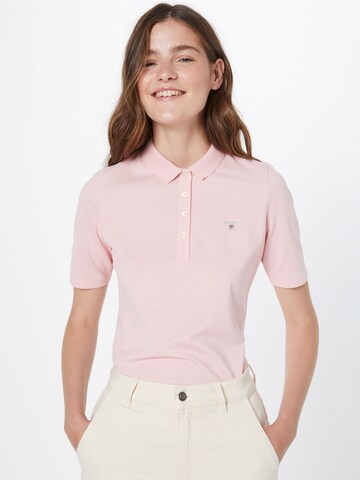 GANT - Camiseta en rosa: frente