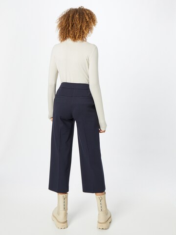 ESPRIT Loose fit Pleated Pants 'Punto di Roma' in Blue