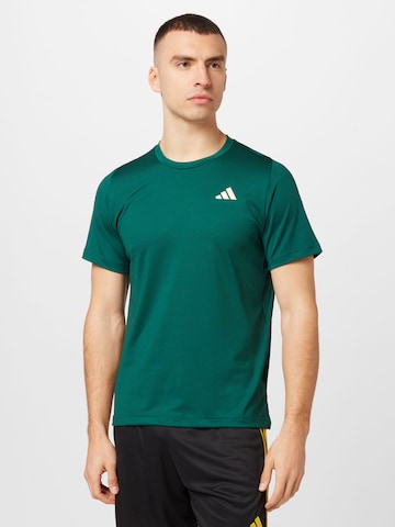 zaļš ADIDAS PERFORMANCE Sporta krekls 'Sports Club Graphic': no priekšpuses