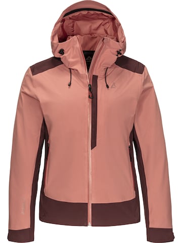 Schöffel Outdoorjas in Roze: voorkant
